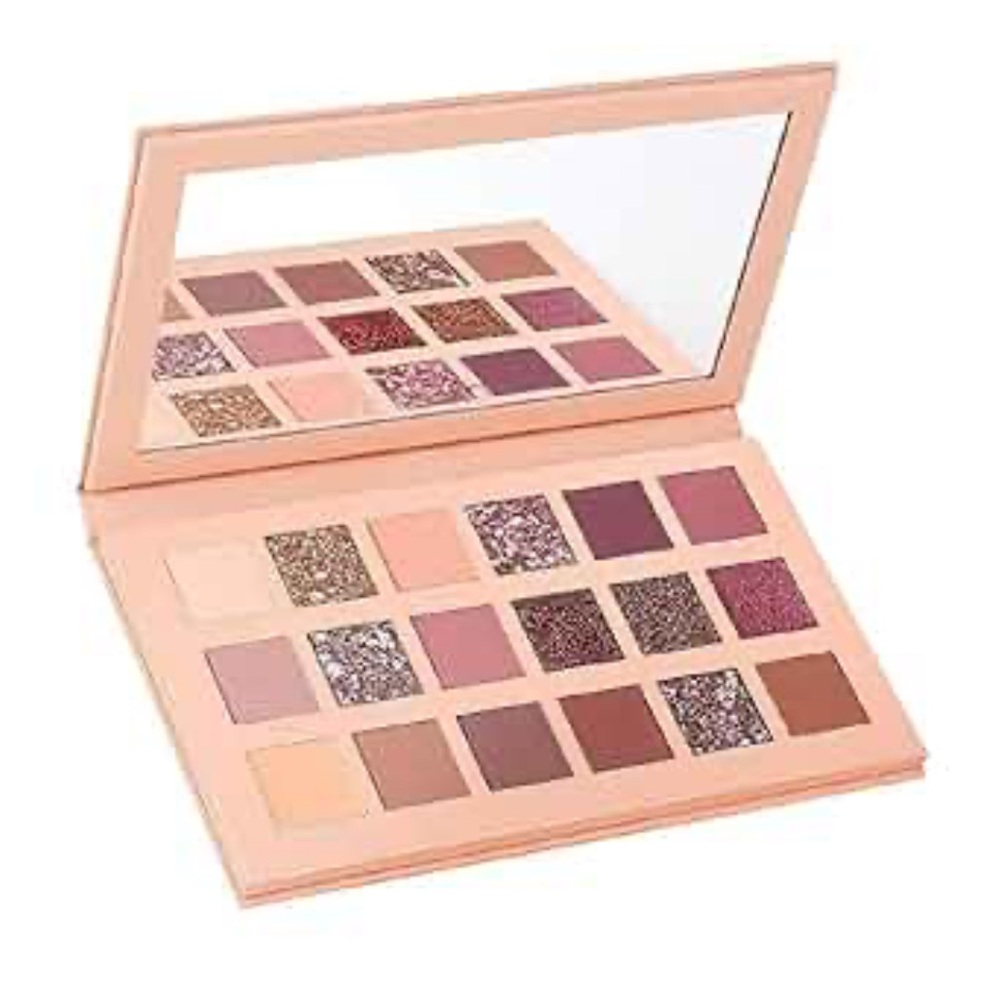 Eyeshadow Palette with Mirror - Neutral and Pink Shades
